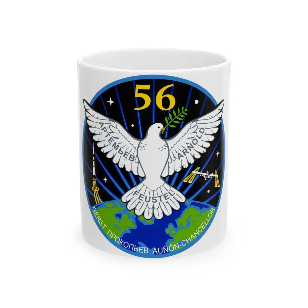 ISS Expedition 56 (NASA) White Coffee Mug-11oz-Go Mug Yourself