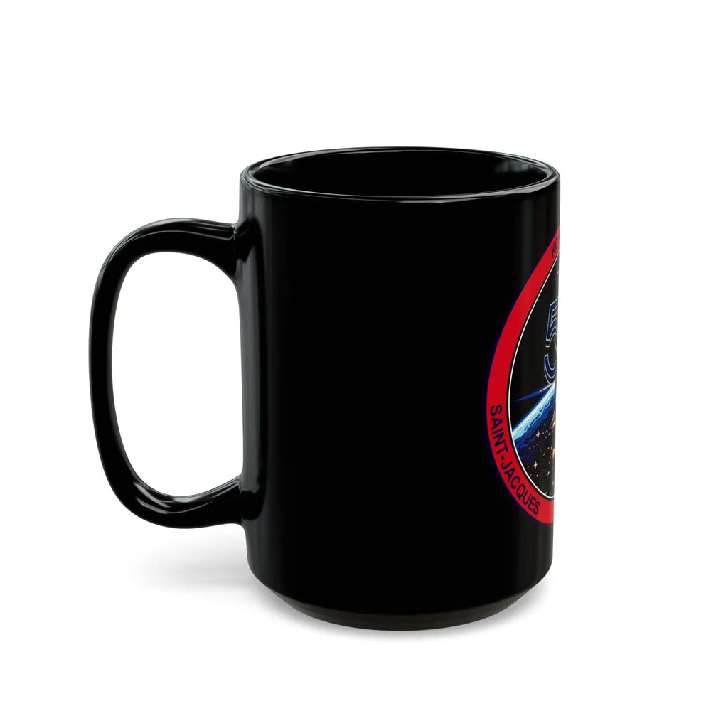 ISS Expedition 58 (NASA) Black Coffee Mug-Go Mug Yourself