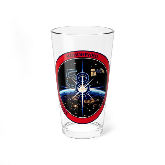 ISS Expedition 58 (NASA) Pint Glass 16oz-16oz-Go Mug Yourself