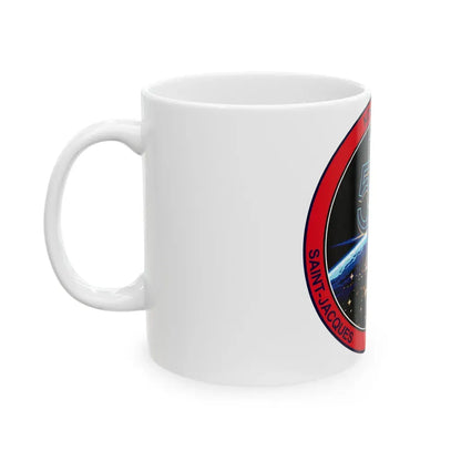 ISS Expedition 58 (NASA) White Coffee Mug - Go Mug Yourself