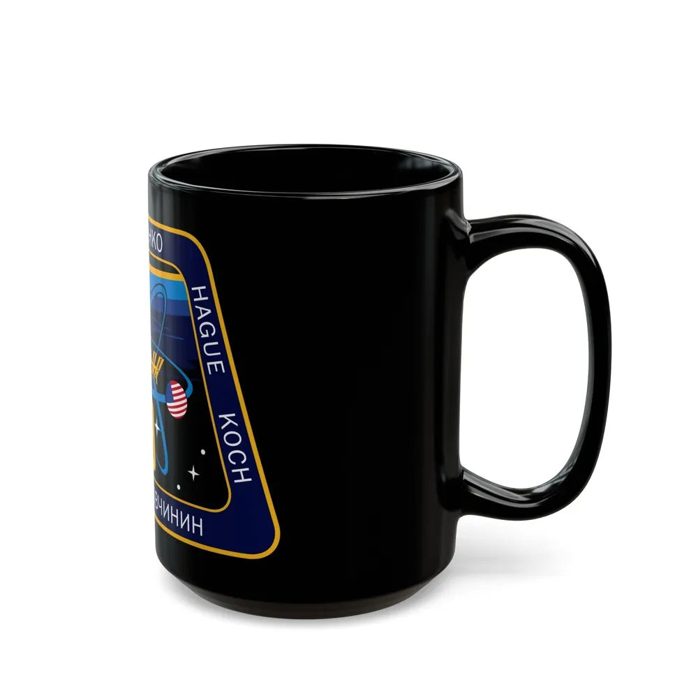 ISS Expedition 59 (NASA) Black Coffee Mug-Go Mug Yourself