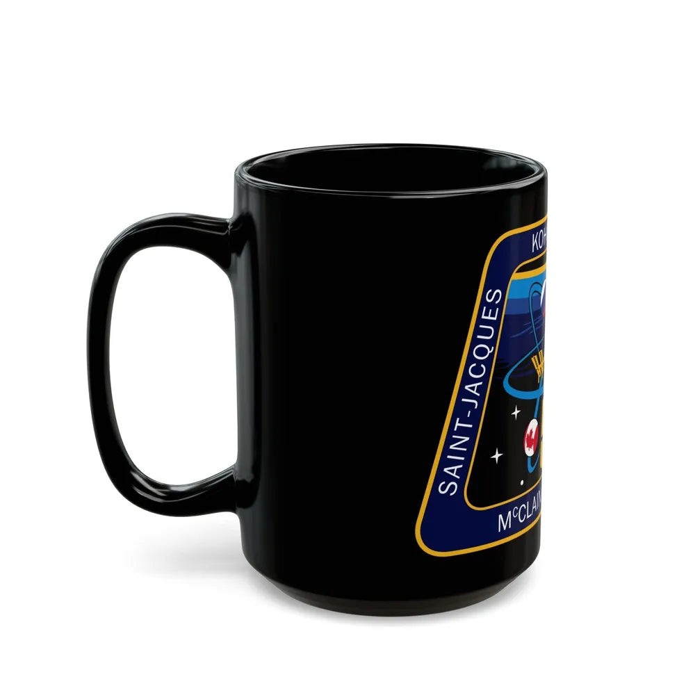 ISS Expedition 59 (NASA) Black Coffee Mug-Go Mug Yourself