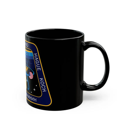 ISS Expedition 59 (NASA) Black Coffee Mug-Go Mug Yourself