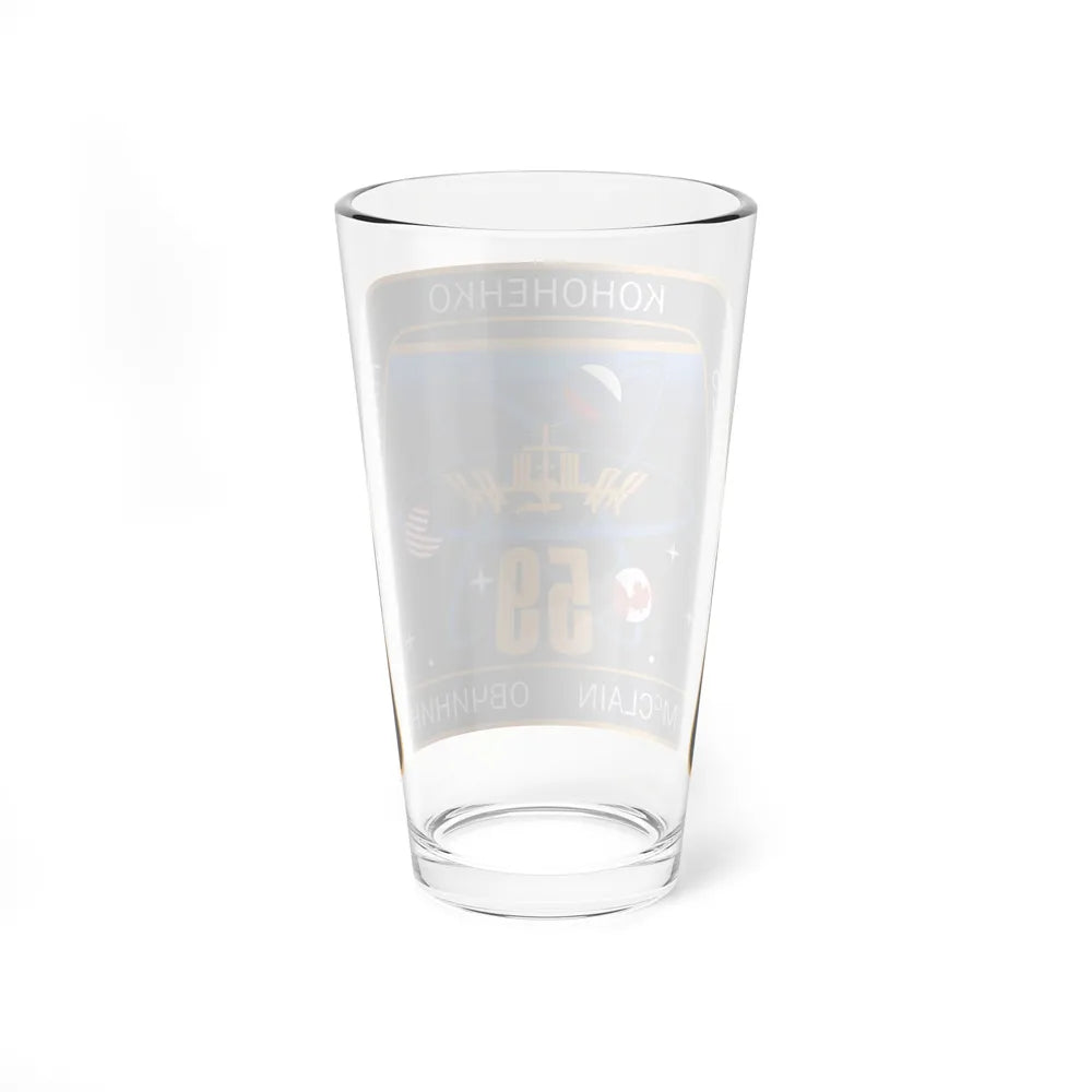 ISS Expedition 59 (NASA) Pint Glass 16oz-Go Mug Yourself