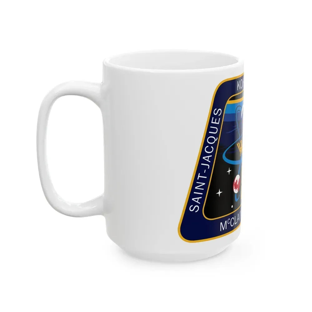 ISS Expedition 59 (NASA) White Coffee Mug - Go Mug Yourself