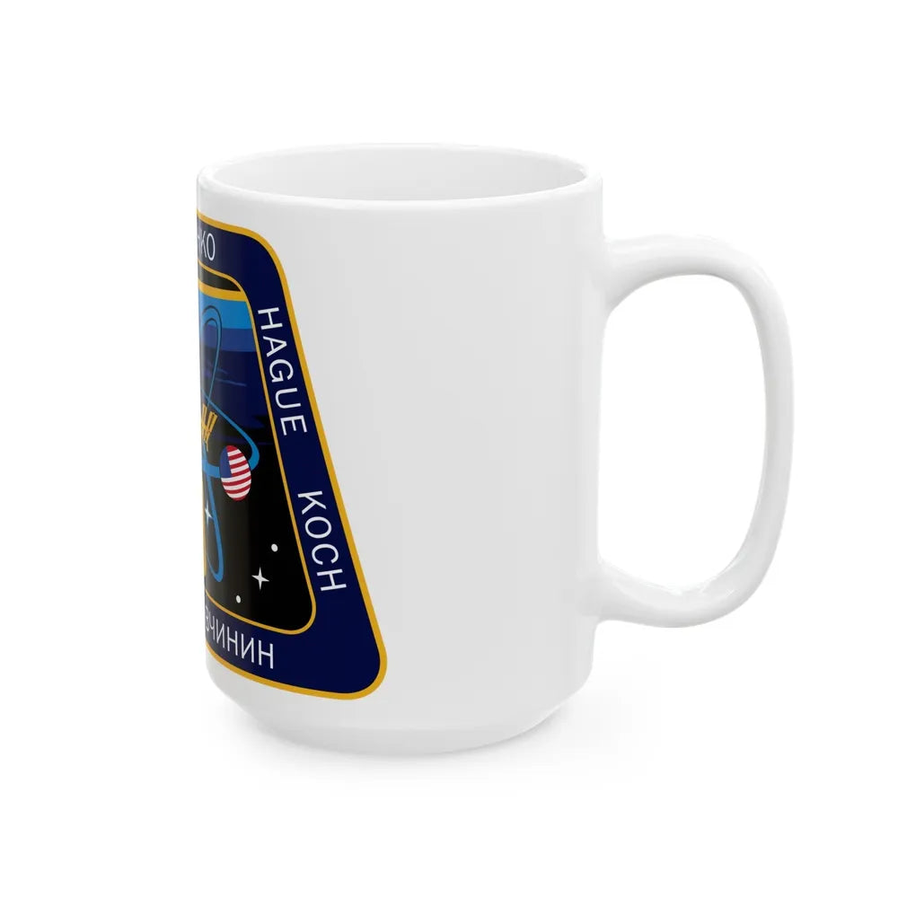 ISS Expedition 59 (NASA) White Coffee Mug-Go Mug Yourself