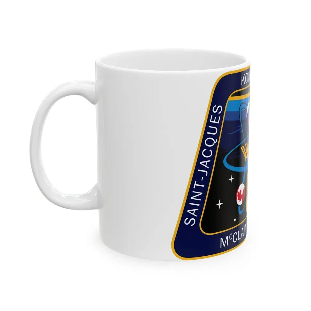 ISS Expedition 59 (NASA) White Coffee Mug - Go Mug Yourself