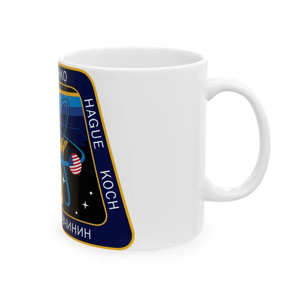 ISS Expedition 59 (NASA) White Coffee Mug - Go Mug Yourself