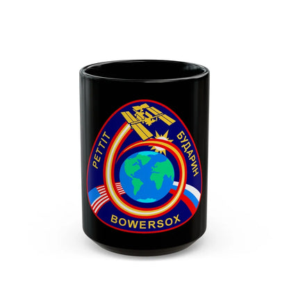 ISS Expedition 6 (NASA) Black Coffee Mug-15oz-Go Mug Yourself