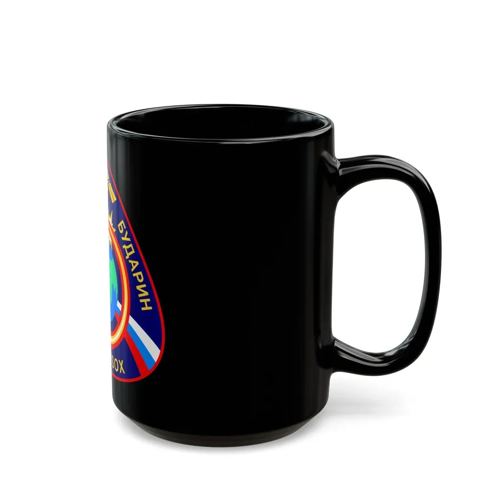 ISS Expedition 6 (NASA) Black Coffee Mug-Go Mug Yourself