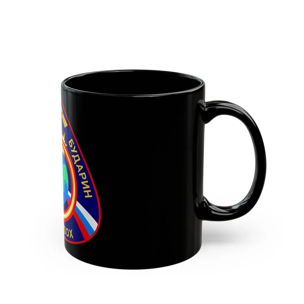 ISS Expedition 6 (NASA) Black Coffee Mug-Go Mug Yourself