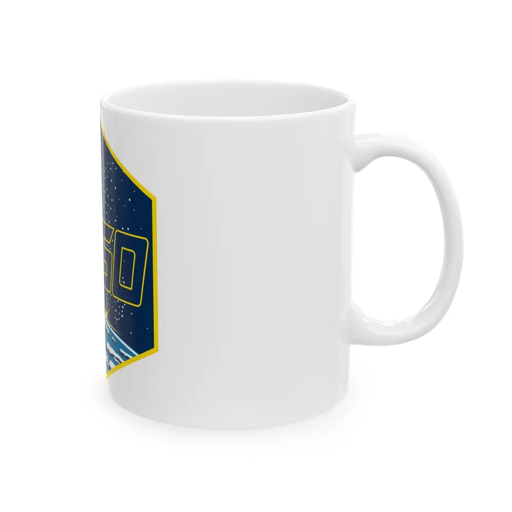 ISS Expedition 60 (NASA) White Coffee Mug-Go Mug Yourself