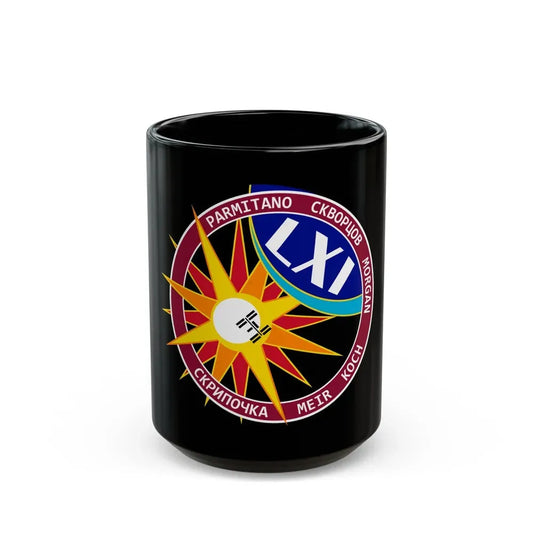 ISS Expedition 61 (NASA) Black Coffee Mug 15oz - Go Mug Yourself
