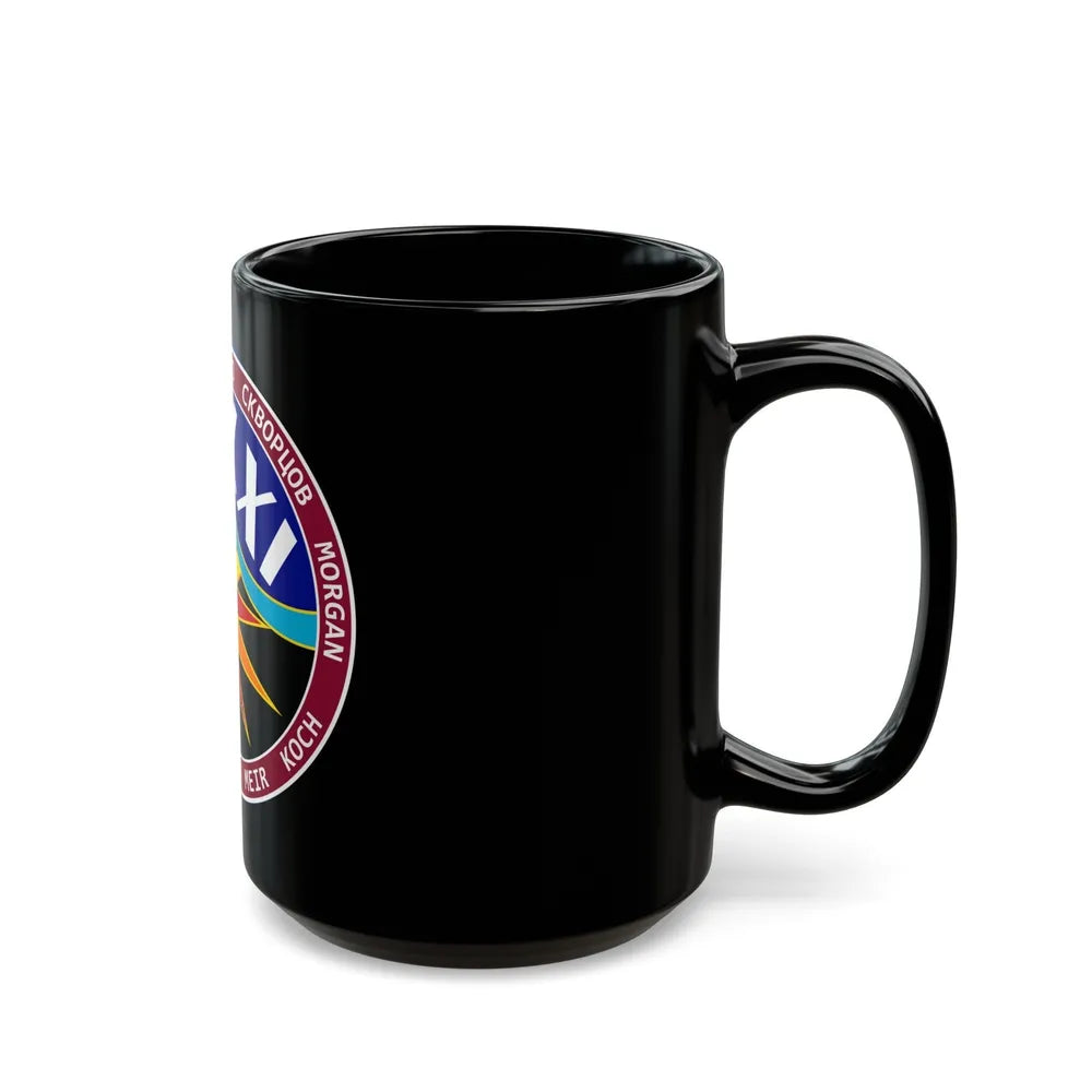 ISS Expedition 61 (NASA) Black Coffee Mug-Go Mug Yourself