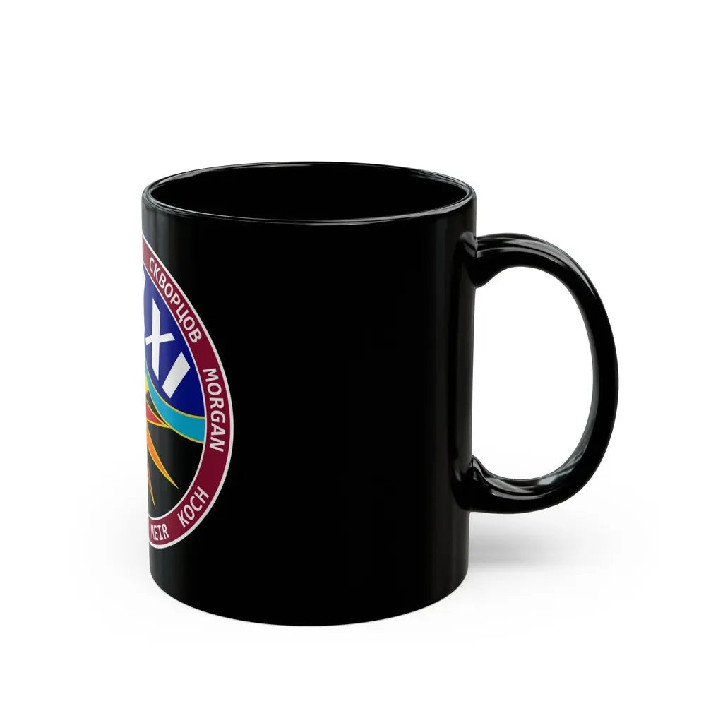 ISS Expedition 61 (NASA) Black Coffee Mug - Go Mug Yourself