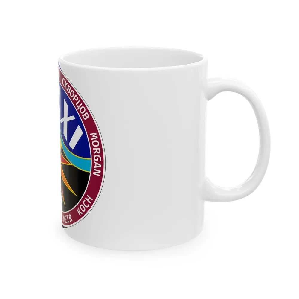 ISS Expedition 61 (NASA) White Coffee Mug-Go Mug Yourself