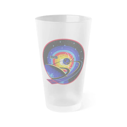 ISS Expedition 63 (NASA) Frosted Pint Glass 16oz Default Title - Go Mug Yourself
