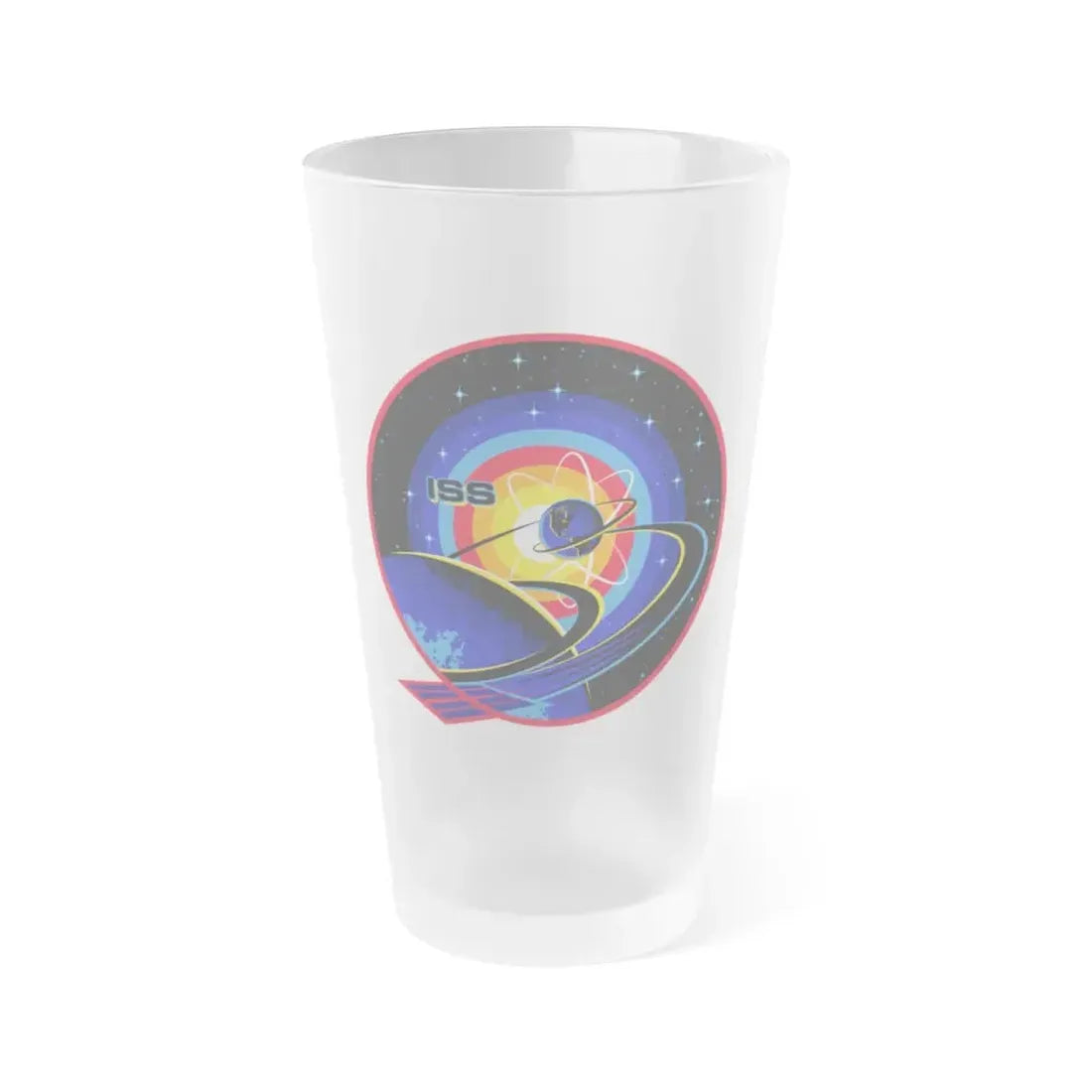 ISS Expedition 63 (NASA) Frosted Pint Glass 16oz Default Title - Go Mug Yourself