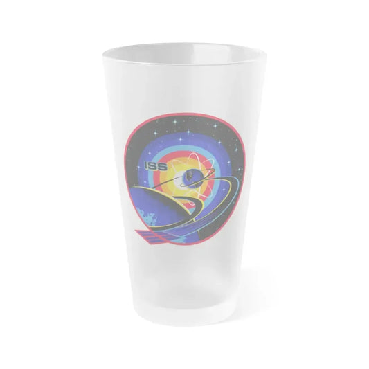 ISS Expedition 63 (NASA) Frosted Pint Glass 16oz Default Title - Go Mug Yourself