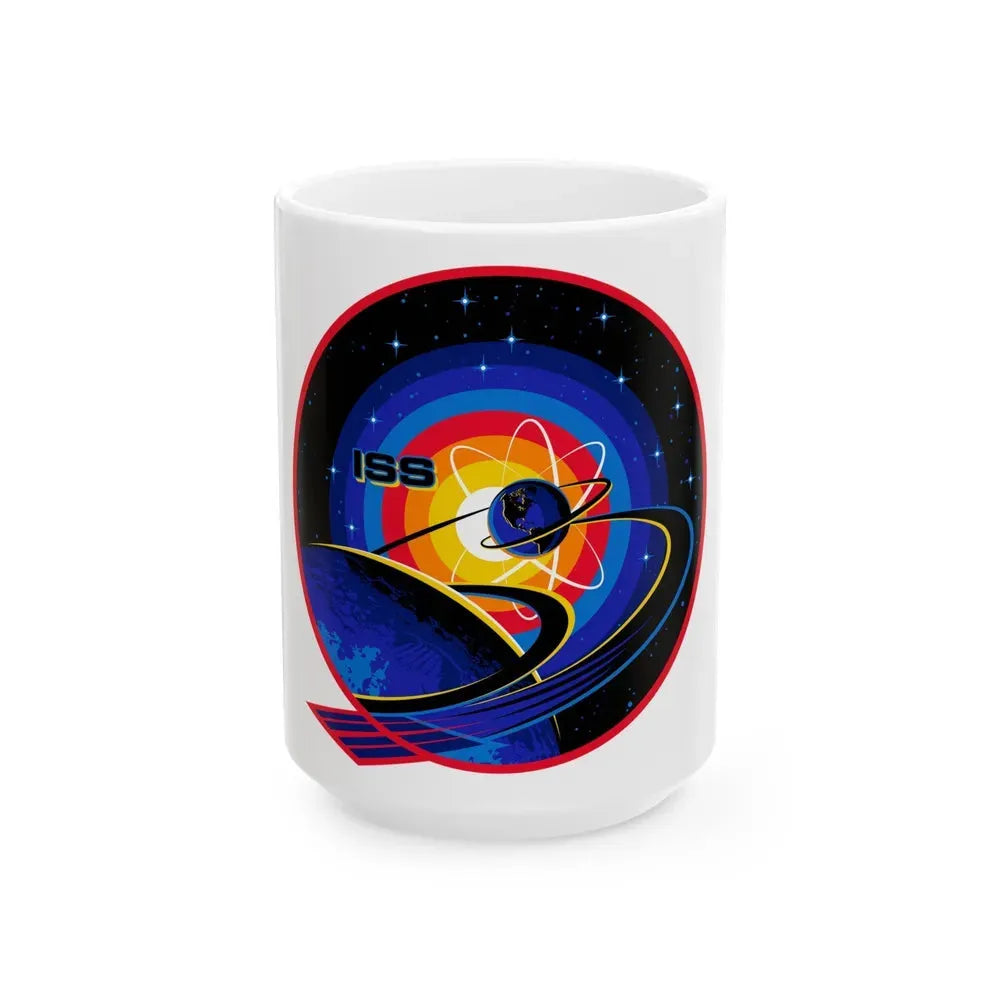 ISS Expedition 63 (NASA) White Coffee Mug 15oz - Go Mug Yourself