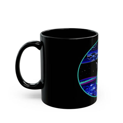 ISS Expedition 64 (NASA) Black Coffee Mug-Go Mug Yourself