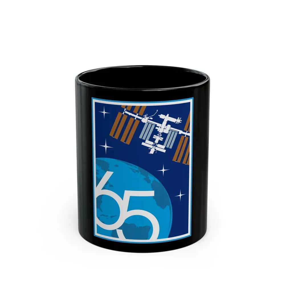 ISS Expedition 65 (NASA) Black Coffee Mug 11oz - Go Mug Yourself