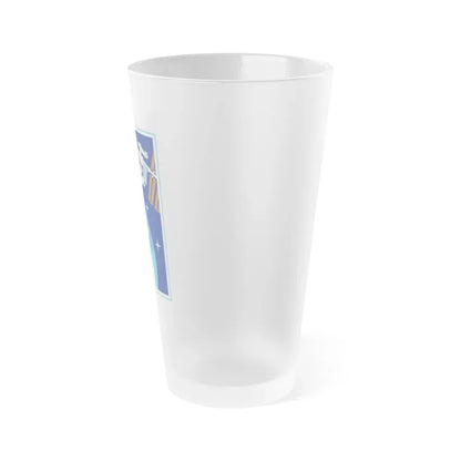 ISS Expedition 65 (NASA) Frosted Pint Glass 16oz - Go Mug Yourself