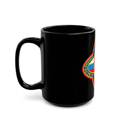 ISS Expedition 7 (NASA) Black Coffee Mug-Go Mug Yourself