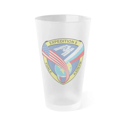 ISS Expedition 8 (NASA) Frosted Pint Glass 16oz Default Title - Go Mug Yourself