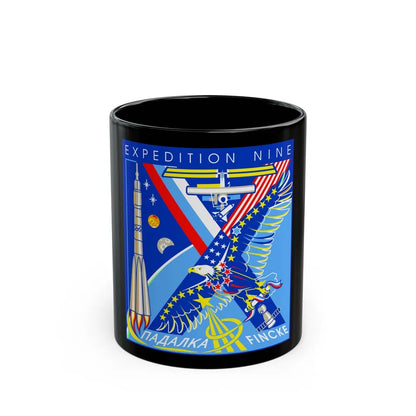 ISS Expedition 9 (NASA) Black Coffee Mug-11oz-Go Mug Yourself