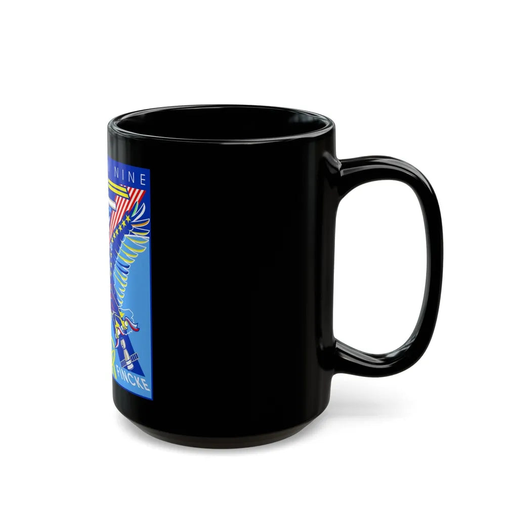 ISS Expedition 9 (NASA) Black Coffee Mug-Go Mug Yourself