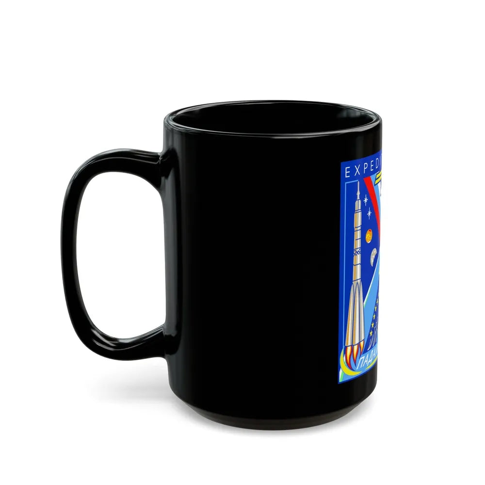 ISS Expedition 9 (NASA) Black Coffee Mug-Go Mug Yourself