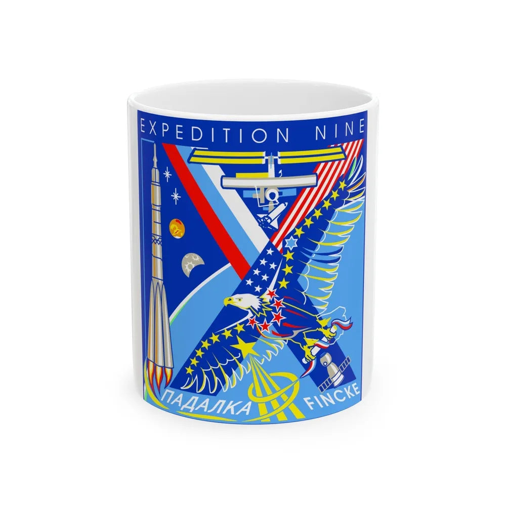 ISS Expedition 9 (NASA) White Coffee Mug-11oz-Go Mug Yourself