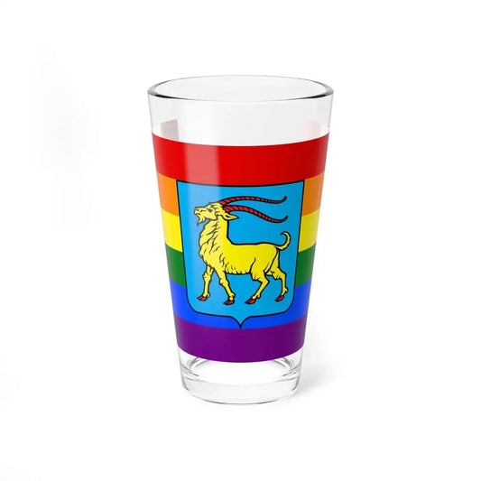 Istria Gay flag (Croatia) Pint Glass 16oz 16oz - Go Mug Yourself