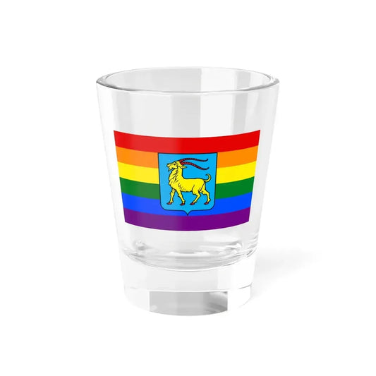 Istria Gay flag (Croatia) Shot Glass 1.5oz 1.5oz - Go Mug Yourself
