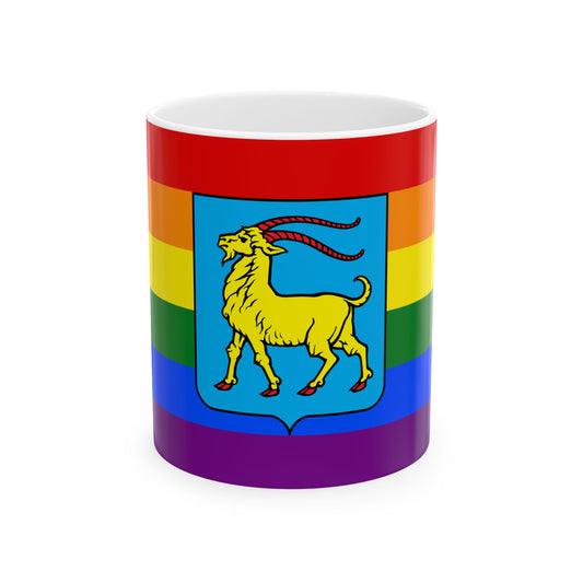 Istria Gay flag (Croatia) White Coffee Mug-11oz-Go Mug Yourself