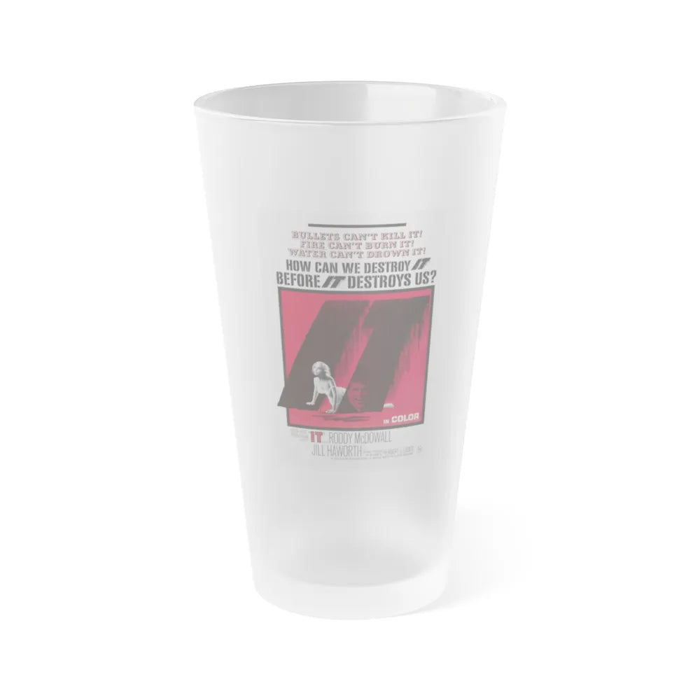 IT 1967 Movie Poster - Frosted Pint Glass 16oz-16oz-Frosted-Go Mug Yourself