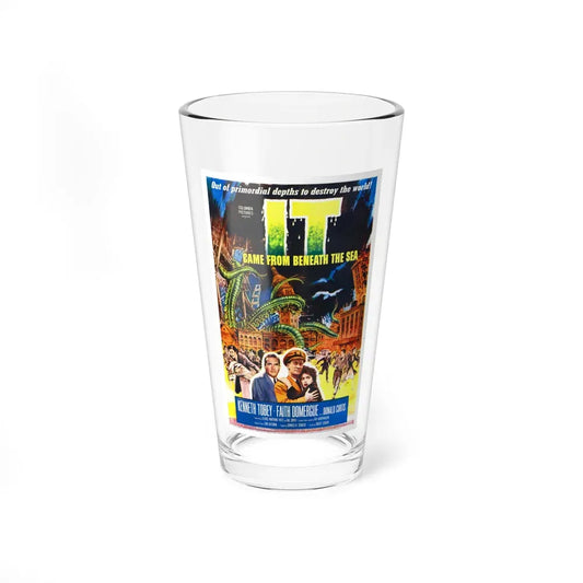 IT CAME FROM BENEATH THE SEA 1955 Movie Poster - Pint Glass 16oz 16oz - Go Mug Yourself