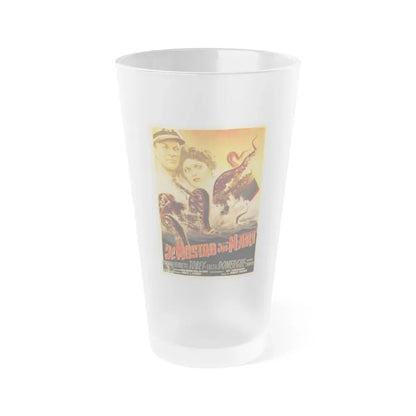 IT CAME FROM BENEATH THE SEA (ITALIAN) 1955 Movie Poster - Frosted Pint Glass 16oz 16oz Frosted - Go Mug Yourself