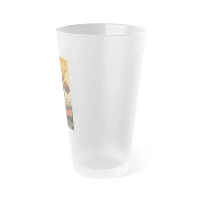 IT CAME FROM BENEATH THE SEA (ITALIAN) 1955 Movie Poster - Frosted Pint Glass 16oz - Go Mug Yourself
