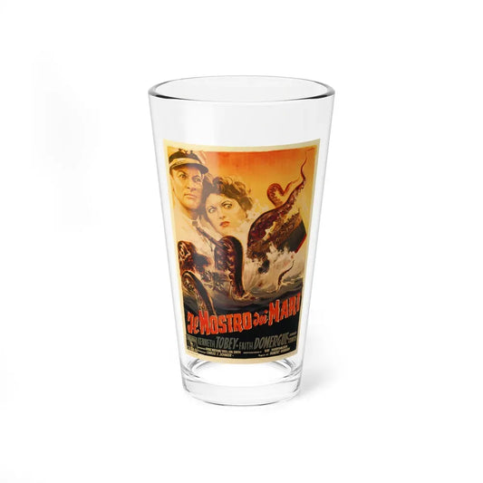 IT CAME FROM BENEATH THE SEA (ITALIAN) 1955 Movie Poster - Pint Glass 16oz 16oz - Go Mug Yourself
