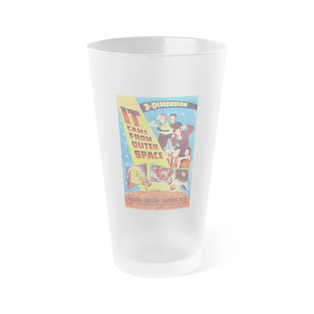 IT CAME FROM OUTER SPACE (5) 1953 Movie Poster - Frosted Pint Glass 16oz-16oz-Frosted-Go Mug Yourself