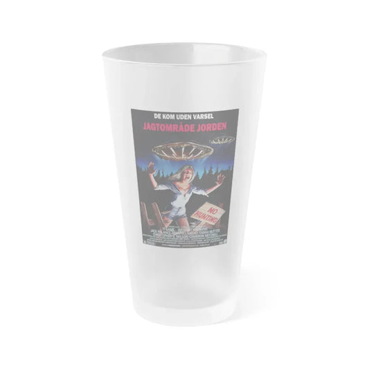 IT CAME... WITHOUT WARNING (DANISH) 1980 Movie Poster - Frosted Pint Glass 16oz 16oz Frosted - Go Mug Yourself