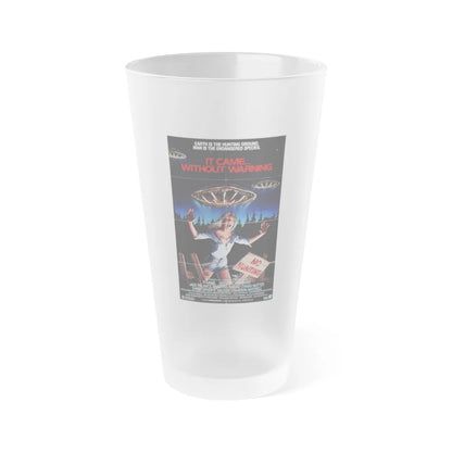 IT CAME... WITHOUT WARNING 1980 Movie Poster - Frosted Pint Glass 16oz-16oz-Frosted-Go Mug Yourself