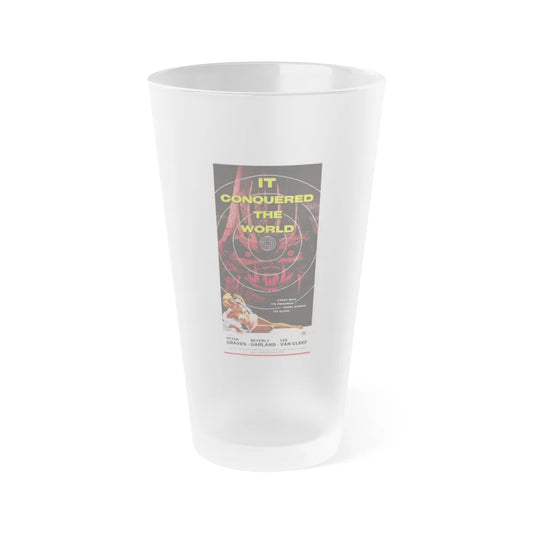 IT CONQUERED THE WORLD (2) 1956 Movie Poster - Frosted Pint Glass 16oz-16oz-Frosted-Go Mug Yourself