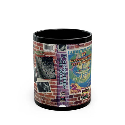 IT CONQUERED THE WORLD (VHS COVER) - Black Coffee Mug 11oz - Go Mug Yourself