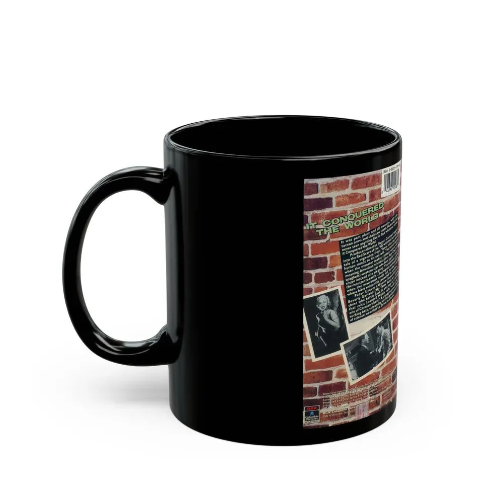 IT CONQUERED THE WORLD (VHS COVER) - Black Coffee Mug - Go Mug Yourself