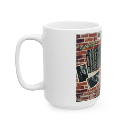 IT CONQUERED THE WORLD (VHS COVER) - White Coffee Mug - Go Mug Yourself