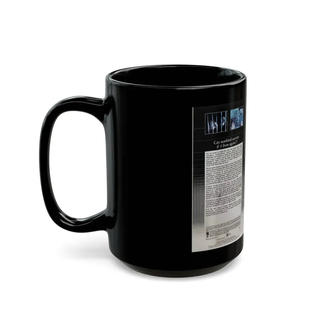 IT LIVES AGAIN CLAMSHELL (VHS COVER) - Black Coffee Mug - Go Mug Yourself