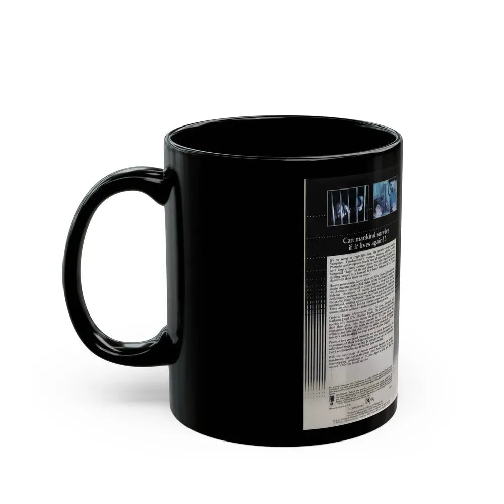 IT LIVES AGAIN CLAMSHELL (VHS COVER) - Black Coffee Mug - Go Mug Yourself